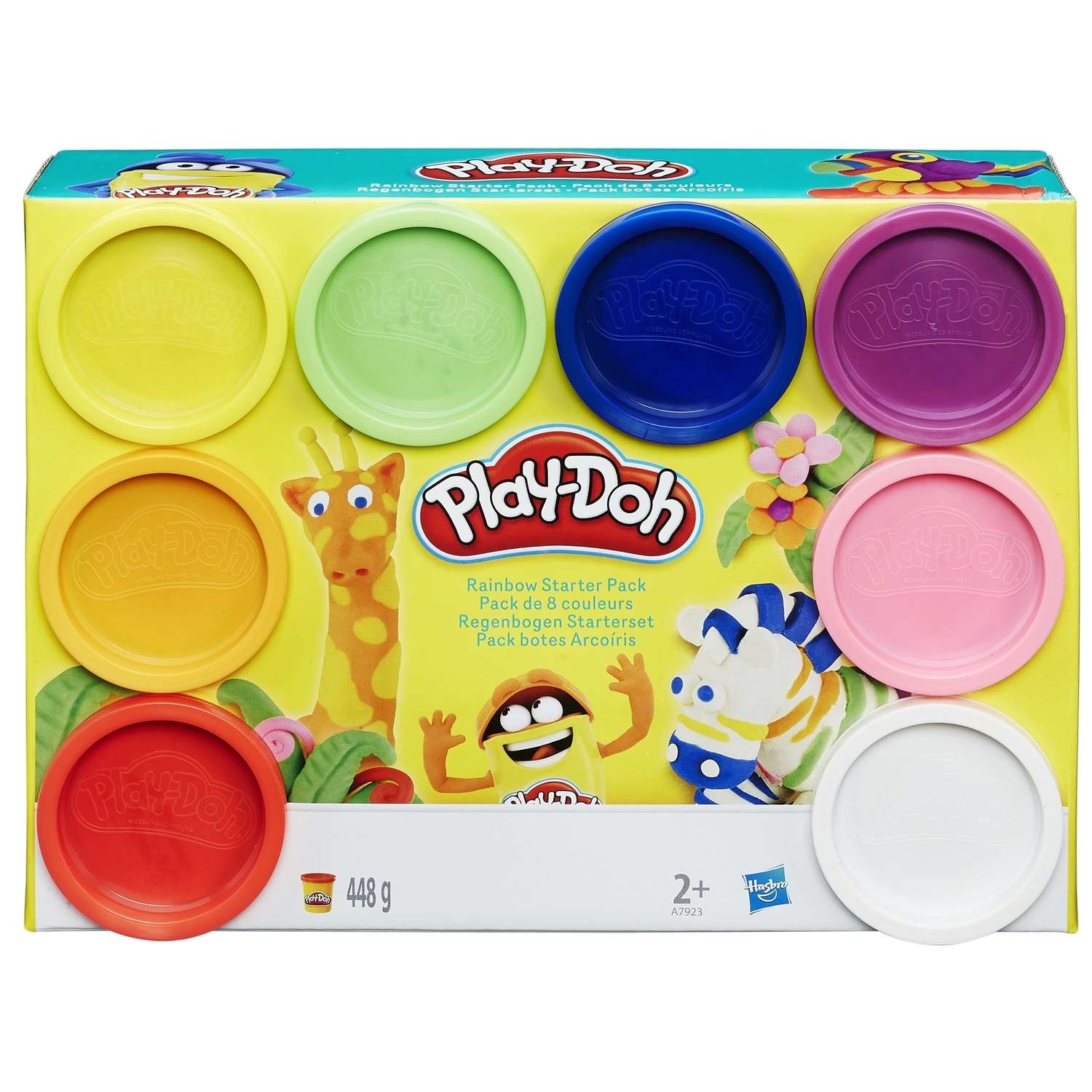 Пластилин Play-Doh (набор из 8 банок) 448 грамм - фото 1