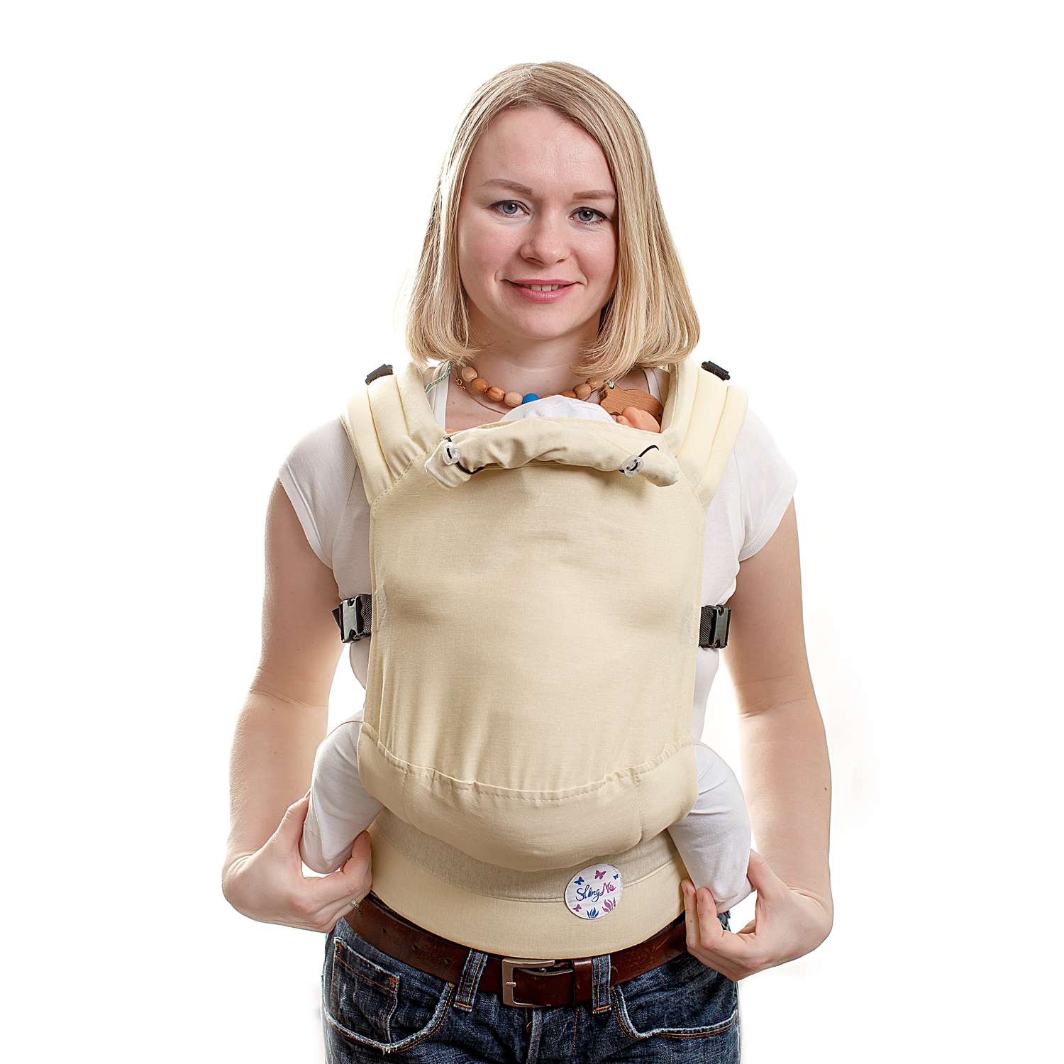 Эрго-рюкзак SlingMe Комфорт с 4 месяцев без намотки от 7 до 20 кг Крем - фото 1