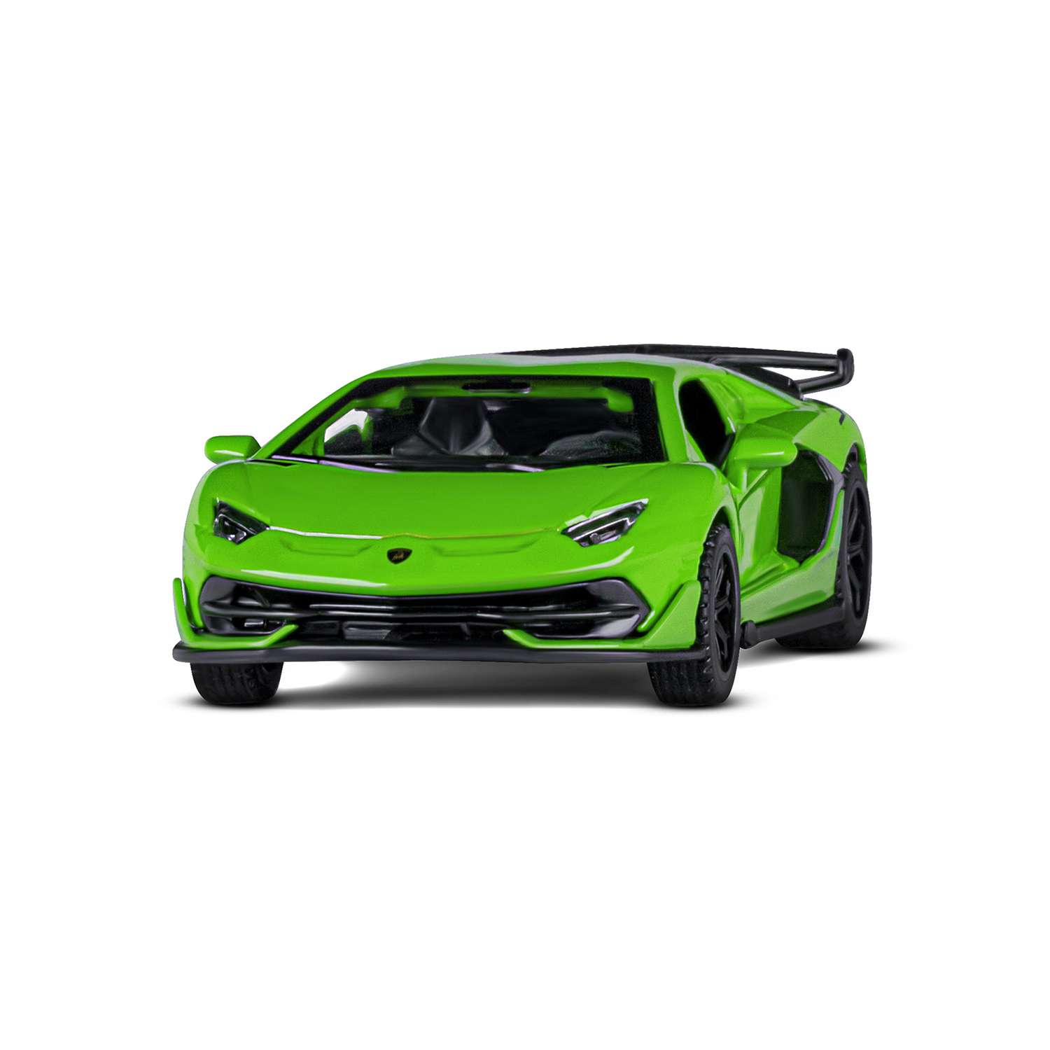 Машинка металлическая АВТОпанорама 1:43 Lamborghini Aventador SVJ зеленый инерционная JB1251218 - фото 9