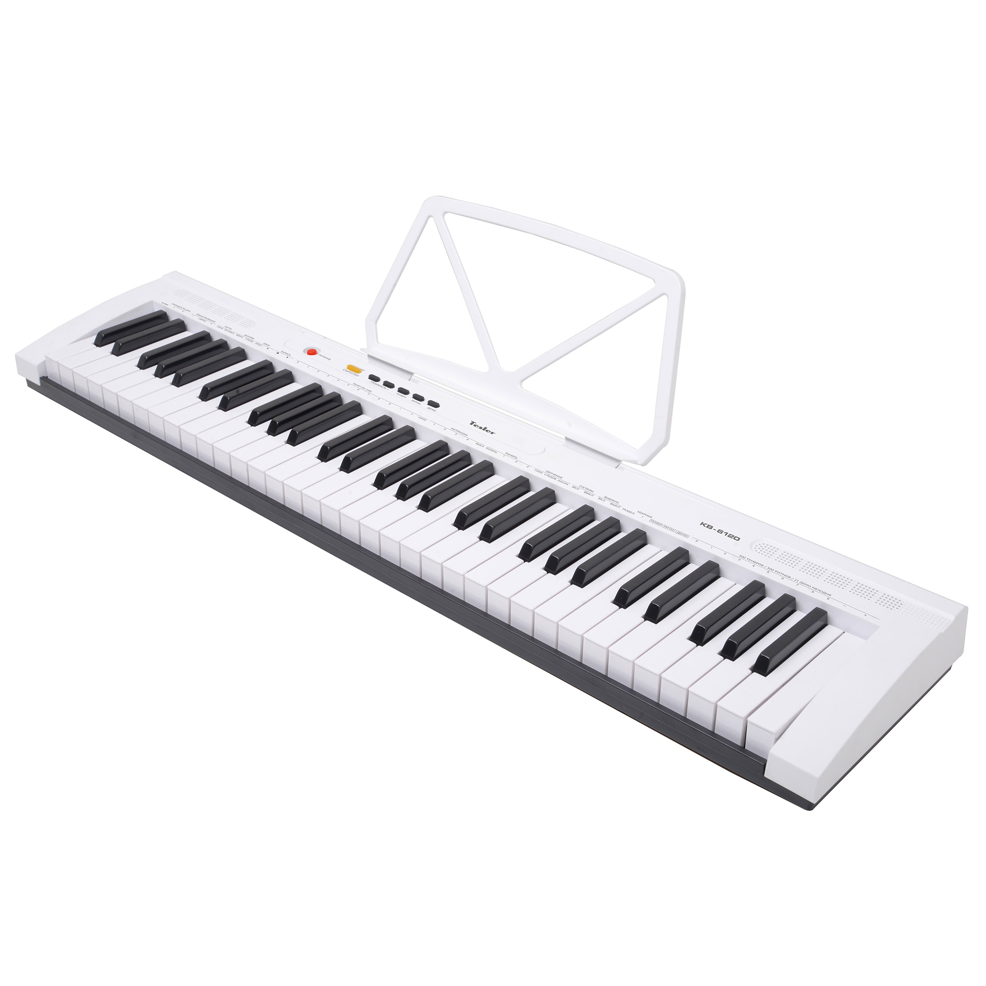 Синтезатор Tesler KB-6120 WHITE - фото 2