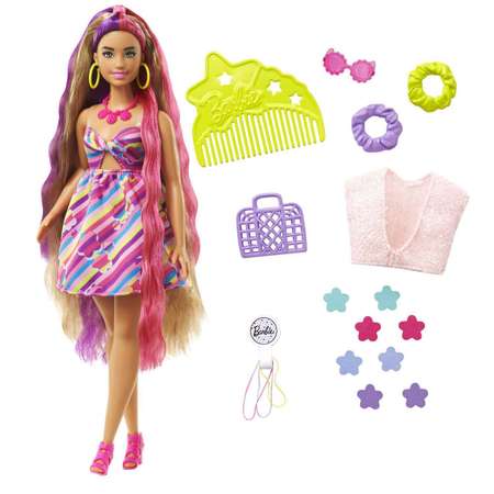 Кукла Barbie Totally Hair Цветы HCM899564