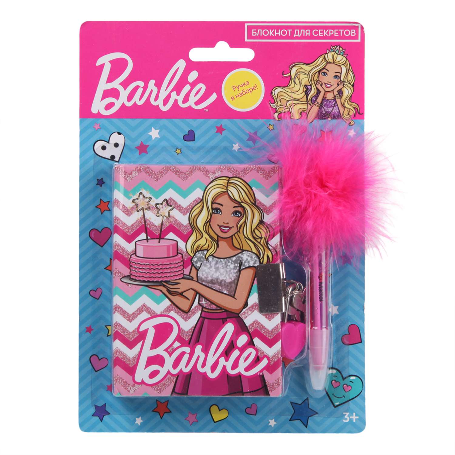 Набор FRESH-TREND Barbie блокнот+ручка DM0018 - фото 2