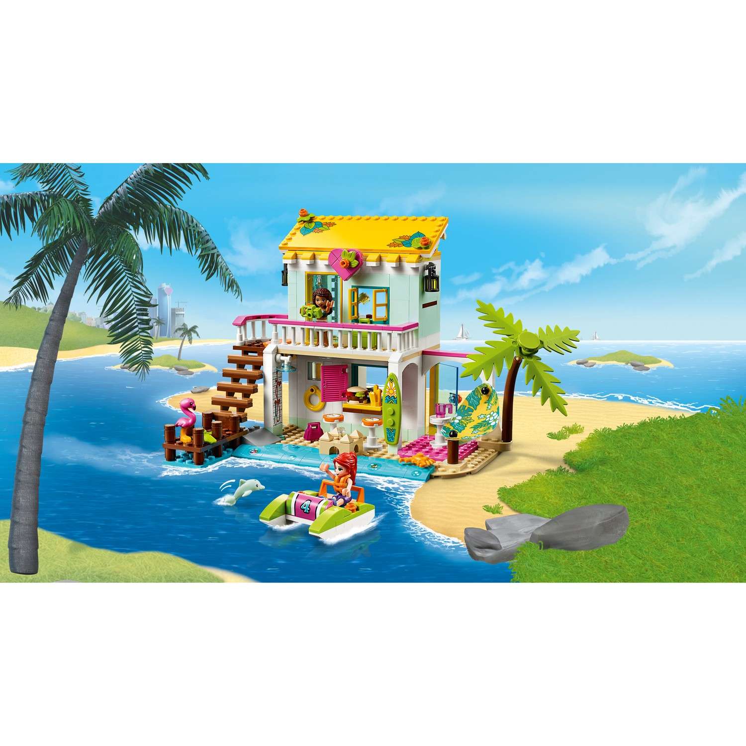 Конструктор LEGO Friends Пляжный домик 41428 - фото 16