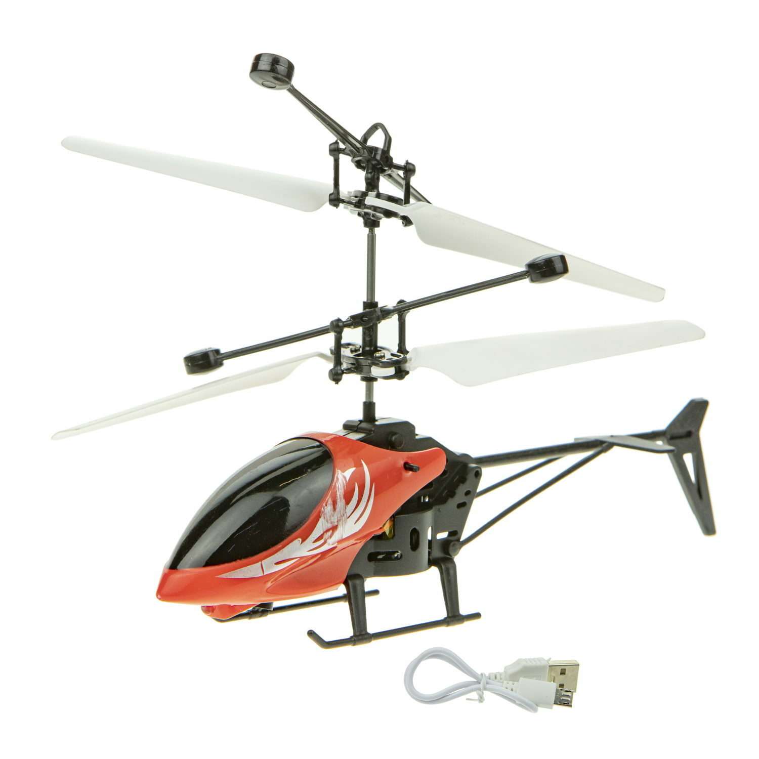 Интерактивная игрушка 1TOY Gyro-Copter вертолёт на сенсорном управлении со световыми эффектами Т15183 - фото 1