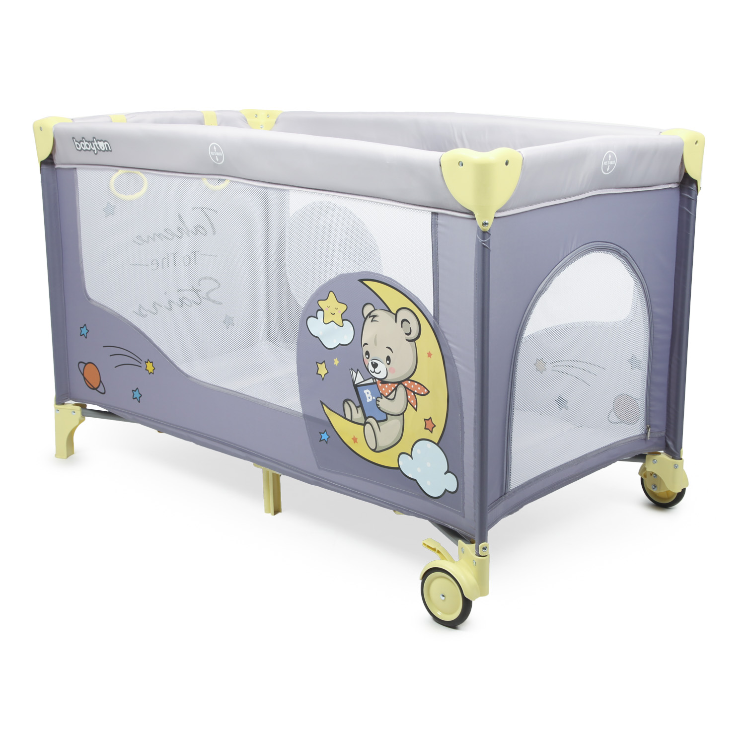 Манеж Babyton Play Box Purple P612 - фото 1