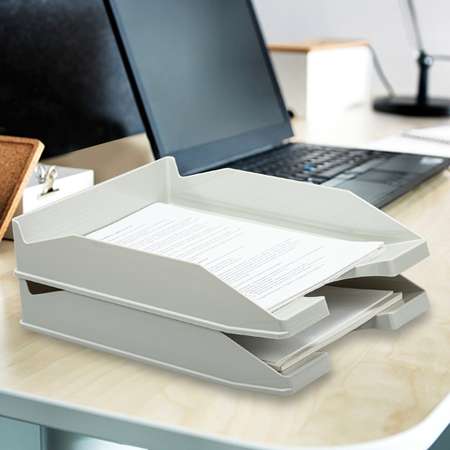 Лоток канцелярский Brauberg органайзер горизонтальный для документов бумаг и файлов