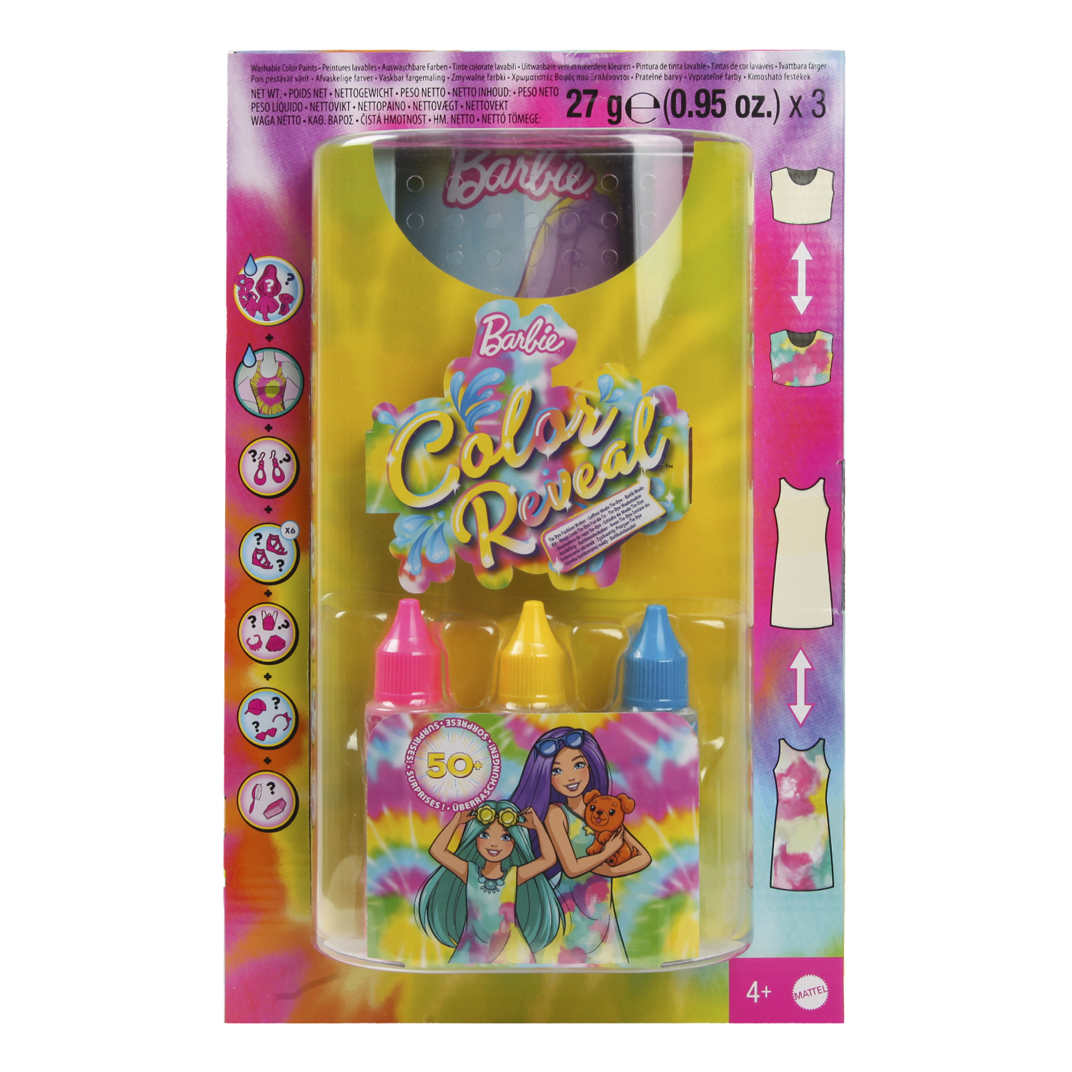 Barbie Color Reveal Tie Dye Fashion Maker 1set