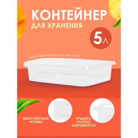 Контейнер Keeplex для хранения прозрачный 5 л