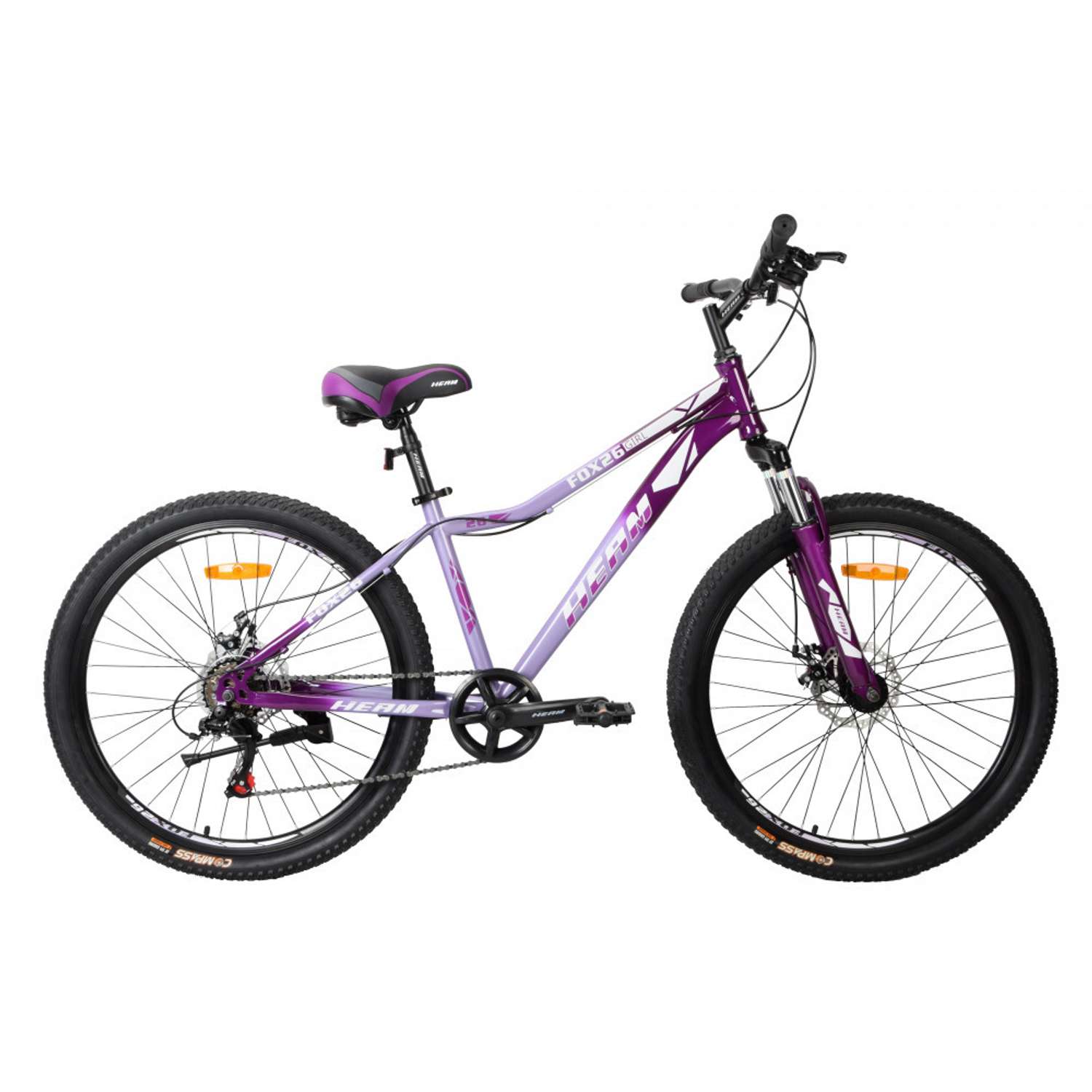 Велосипед горный Heam fox 26 girl - 15р фиолетовый - фото 1