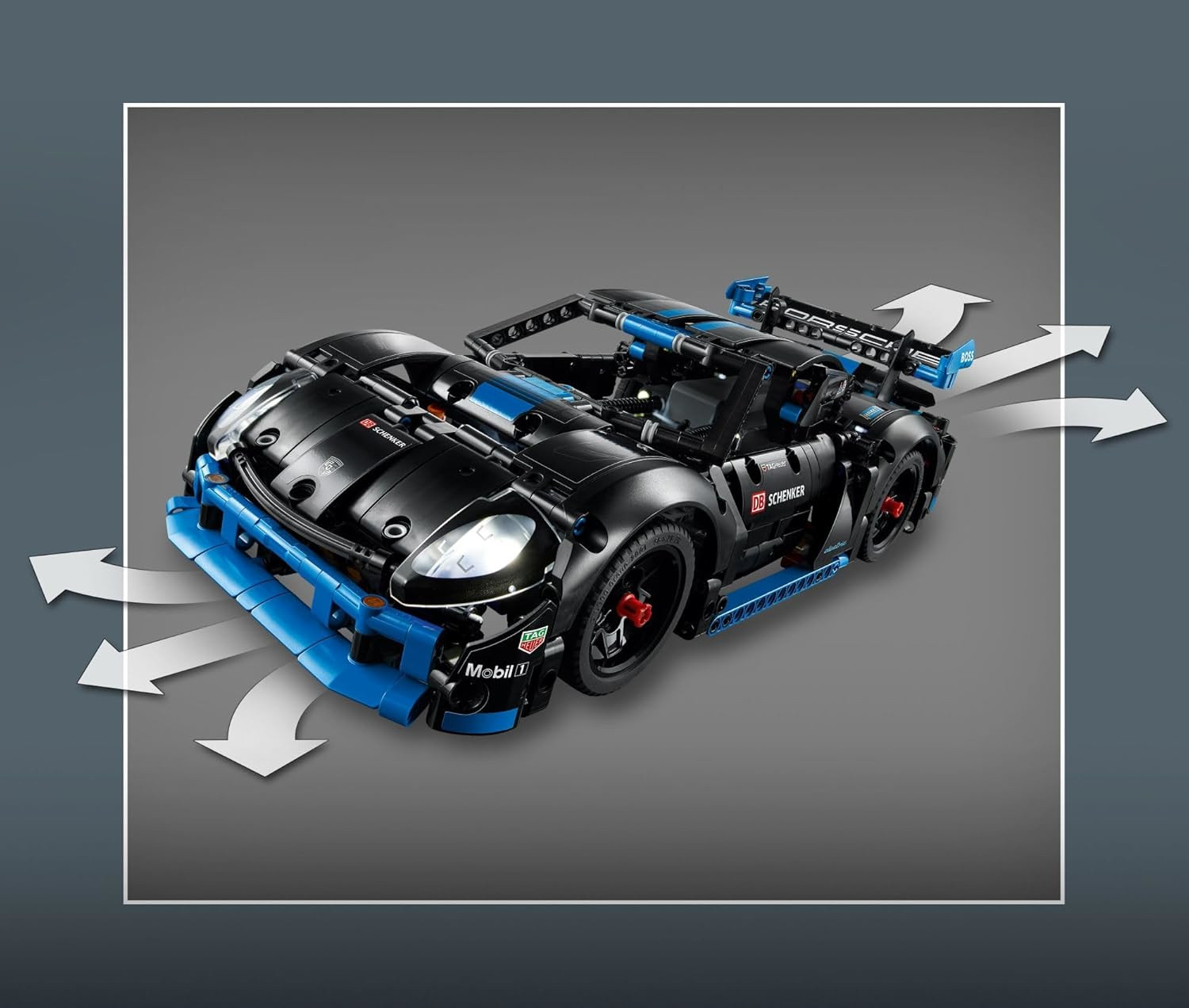 Конструктор LEGO Porsche GT4 гоночный автомобиль на РУ 42176 - фото 9