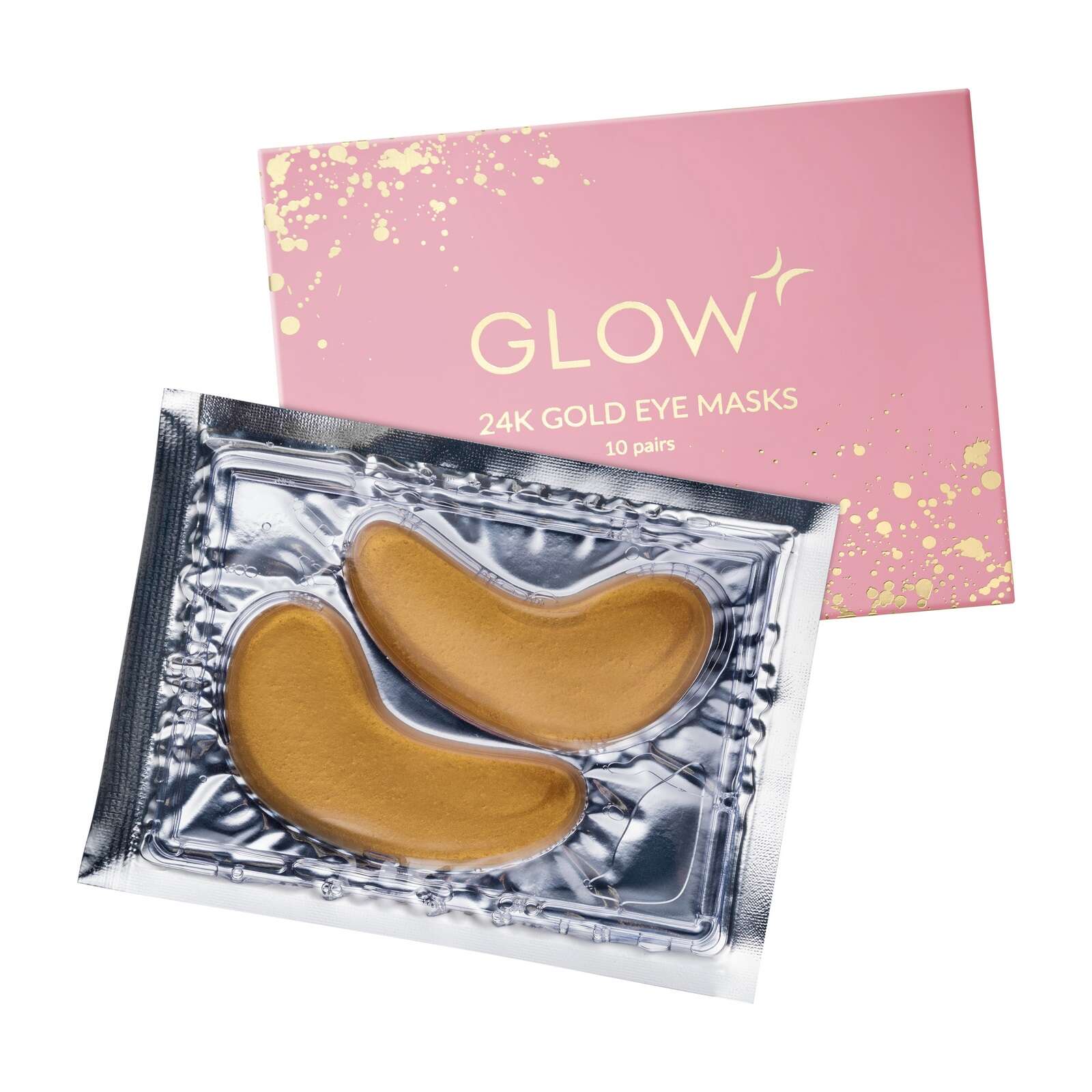 Патчи GLOW CARE гидрогелевые с коллагеном 24K GOLD - фото 1