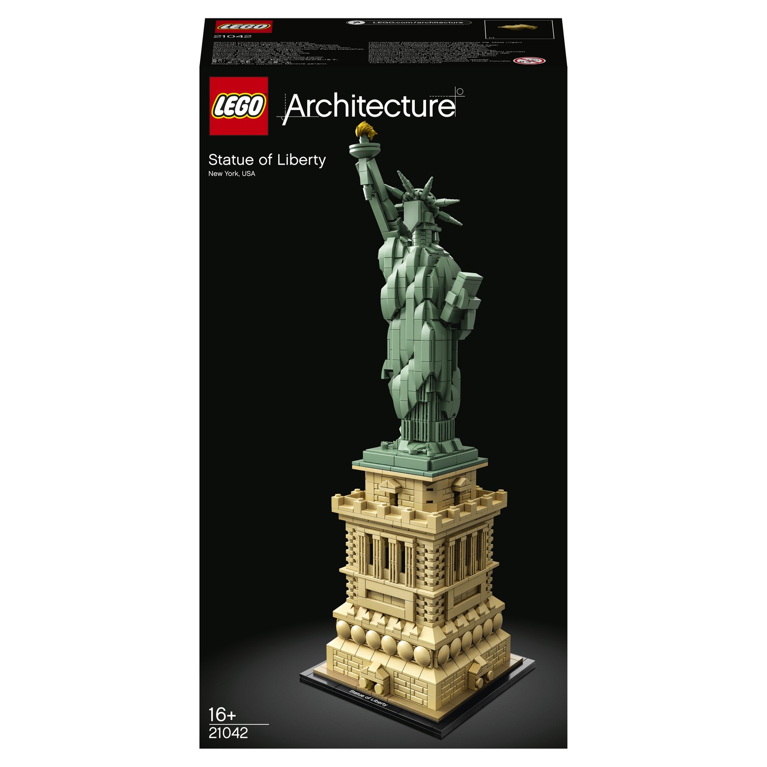 Конструктор LEGO Architecture Статуя Свободы 21042 купить по цене 5999 ₽ в  интернет-магазине Детский мир