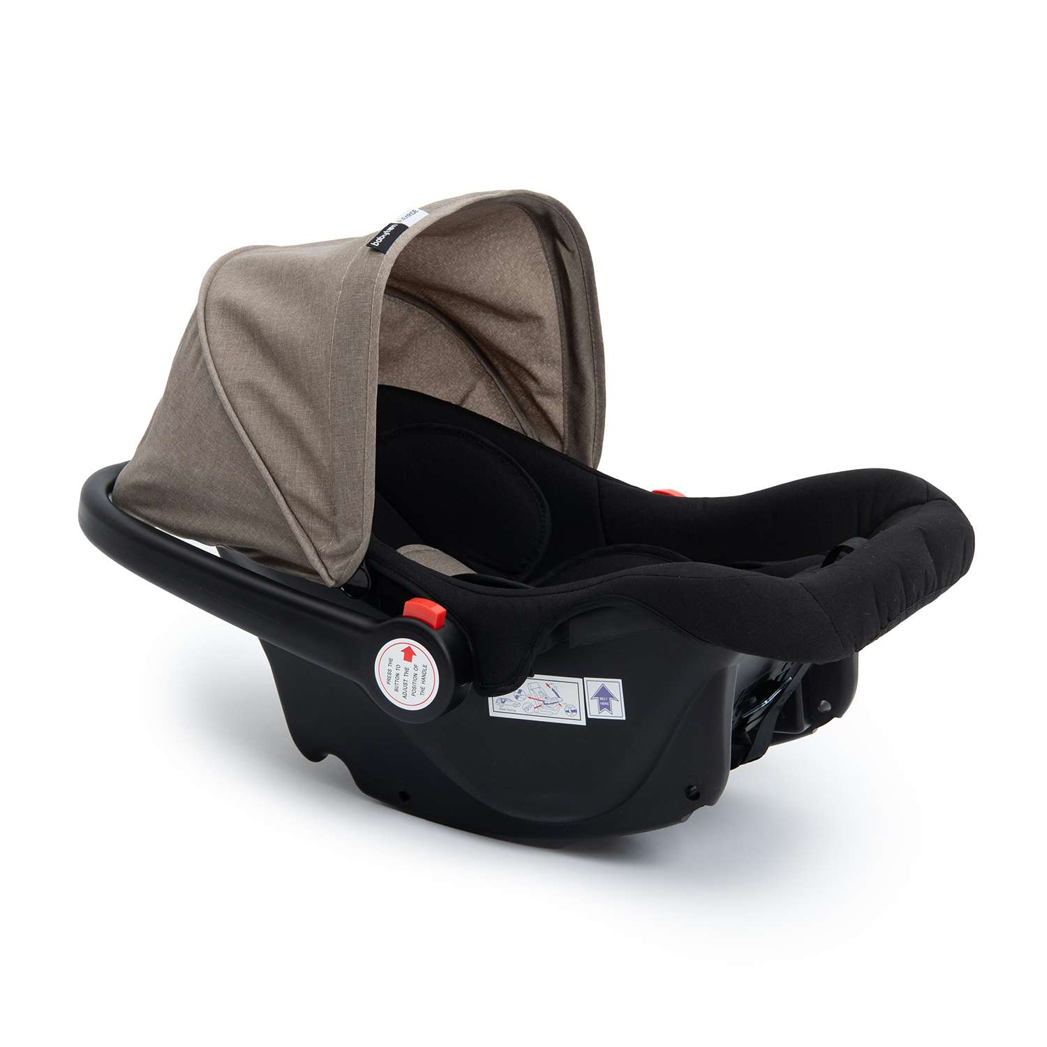 Коляска 3в1 Babyton Flexi Ride Black-Beige - фото 33