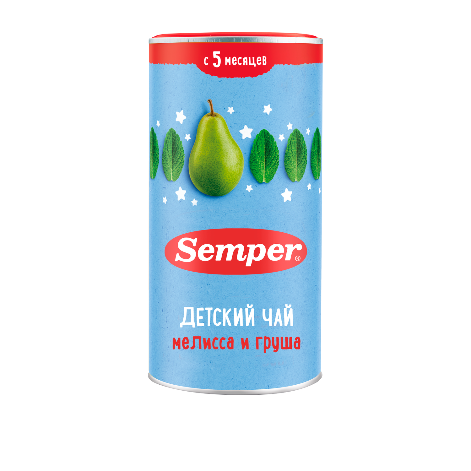 Чай Semper мята лимонная-груша гранулированный 200г с 5месяцев - фото 1