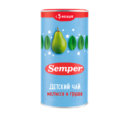 Чай Semper мята лимонная-груша гранулированный 200г с 5месяцев