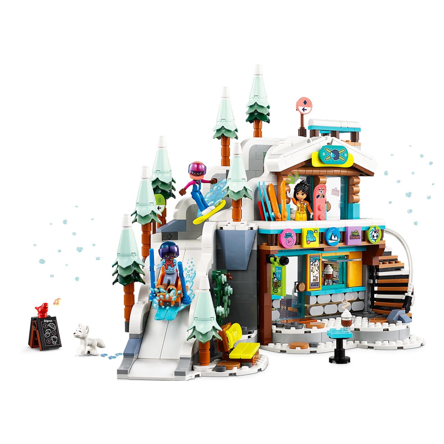 Конструктор LEGO Holiday Ski Slope and Café 41756 - фото 3