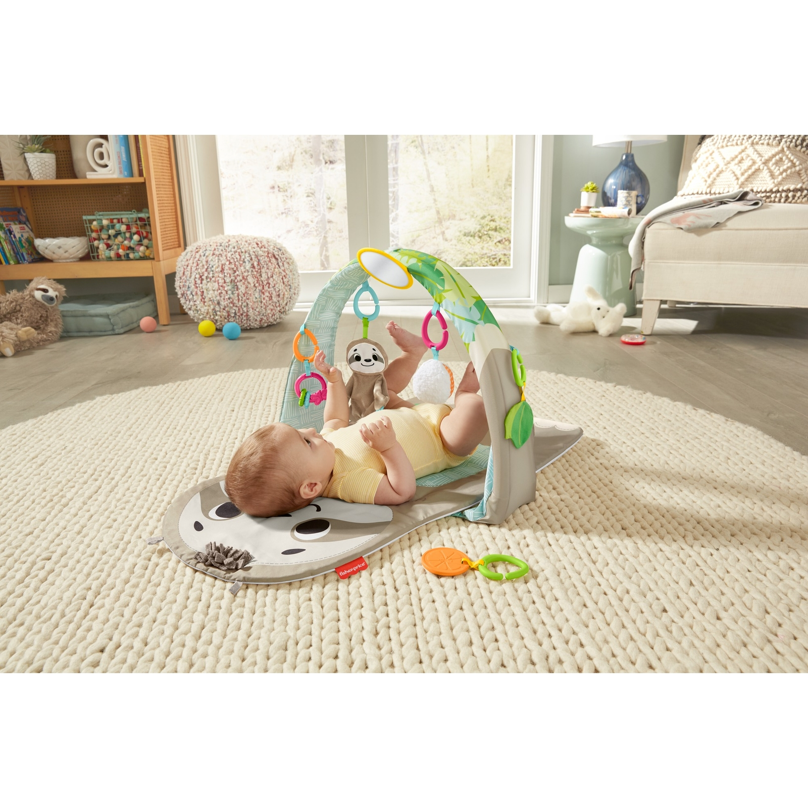 Коврик развивающий Fisher Price Ленивец GNB52 - фото 6