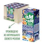 Каша детская молочная Ам-Ам злаковая с персиком