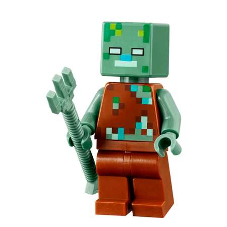 Конструктор детский LEGO Minecraft Домик на Черепашьем пляже 21254