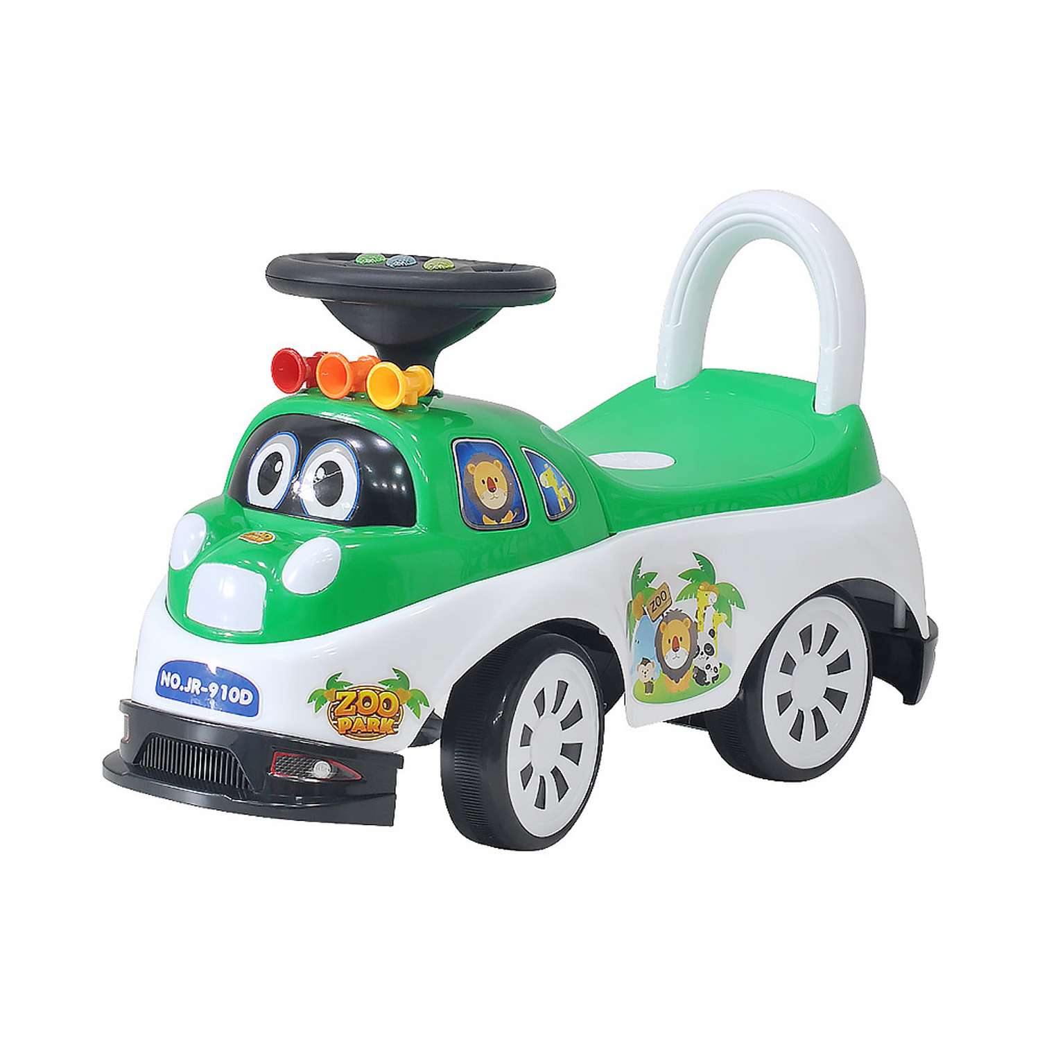 Детская каталка EVERFLO Happy car ЕС-910 green - фото 1