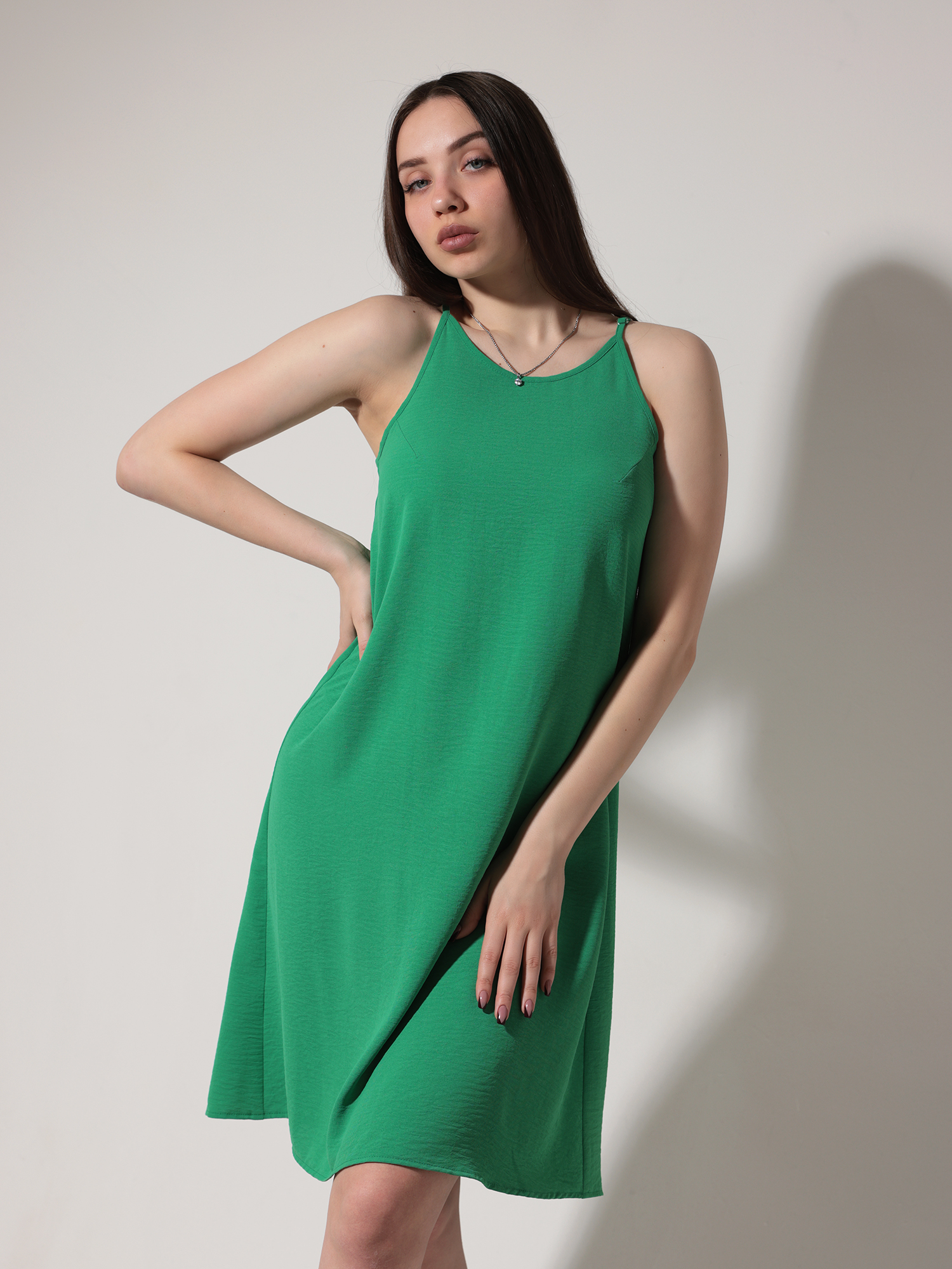 Платье Vivalia 3-22225(V) Зеленый - фото 2