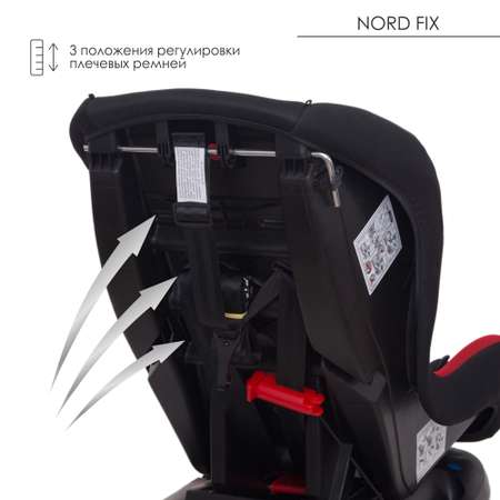 Автокресло Babyton Nord Fix Black-Red