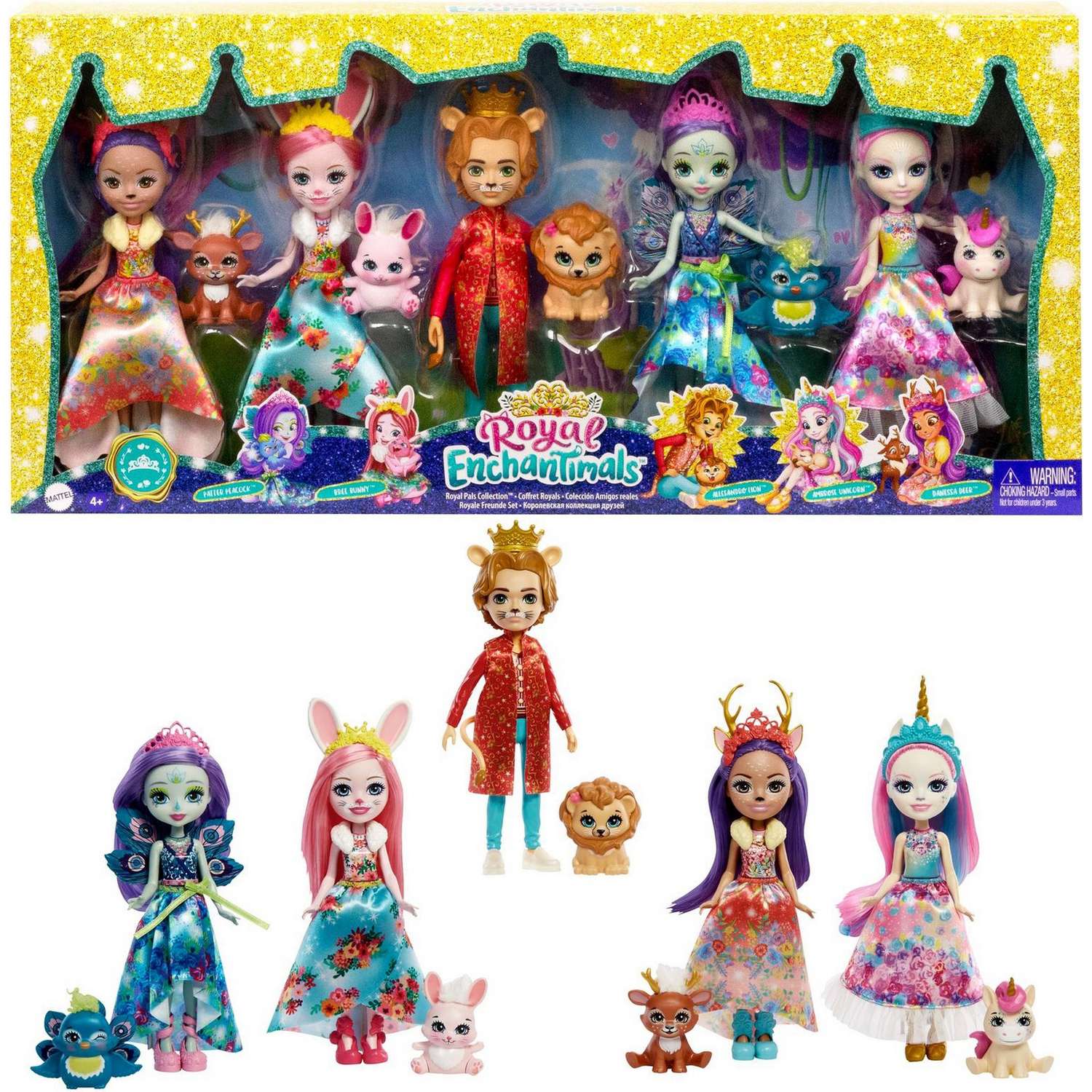 Набор Enchantimals Королевские друзья куклы с питомцами GYN58 GYN58 - фото 10