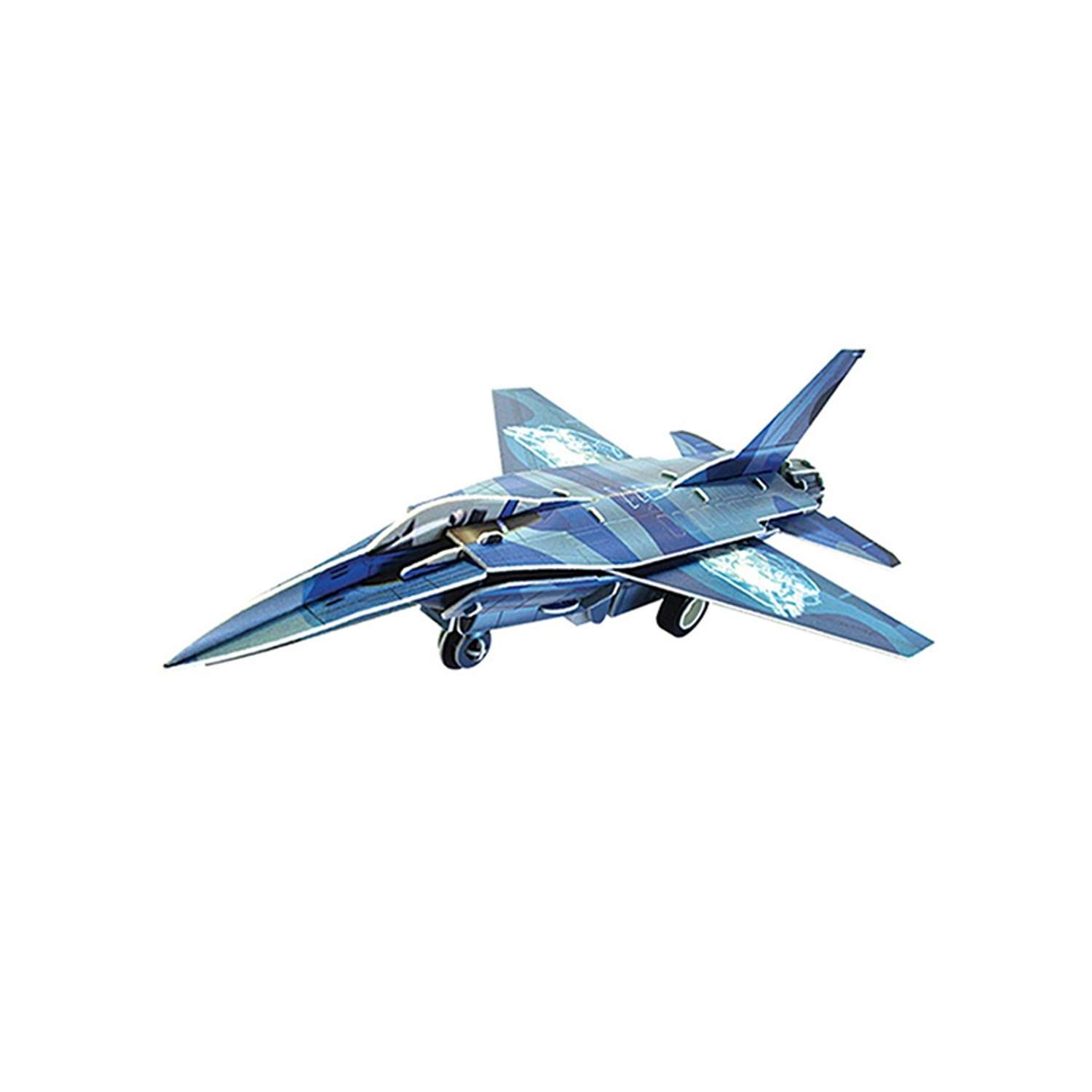 3D Пазл IQ 3D PUZZLE Истребитель F16 (инерц.) - фото 2