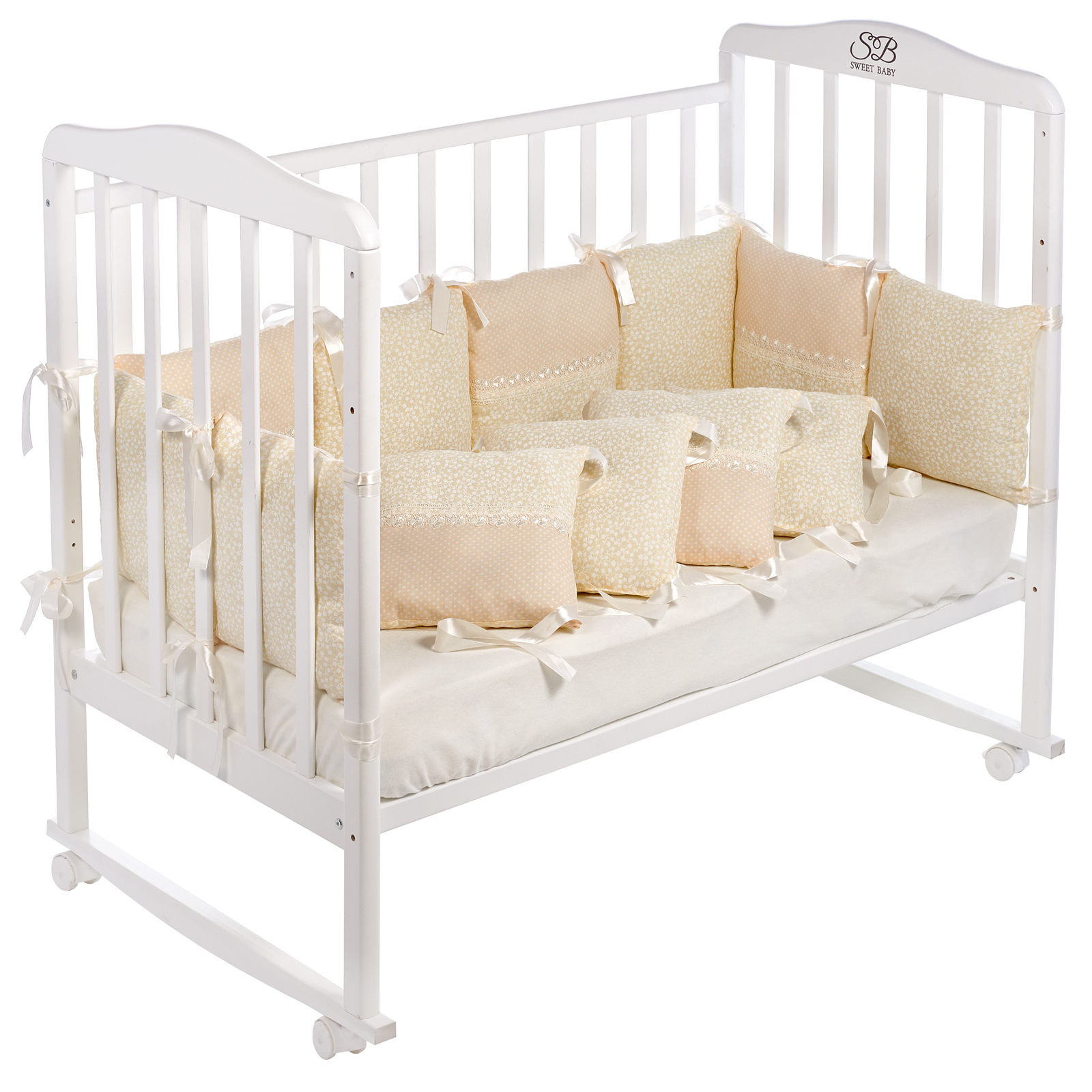 Бортики Sweet Baby Luce 12частей Beige Бежевый - фото 1