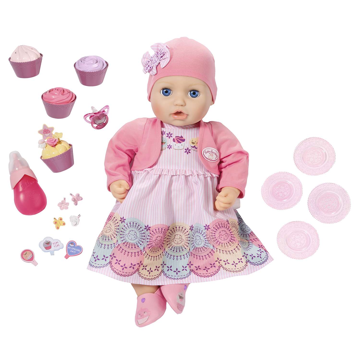 Кукла Zapf Creation Baby Annabell Праздничная многофункциональная 700-600 700-600 - фото 1