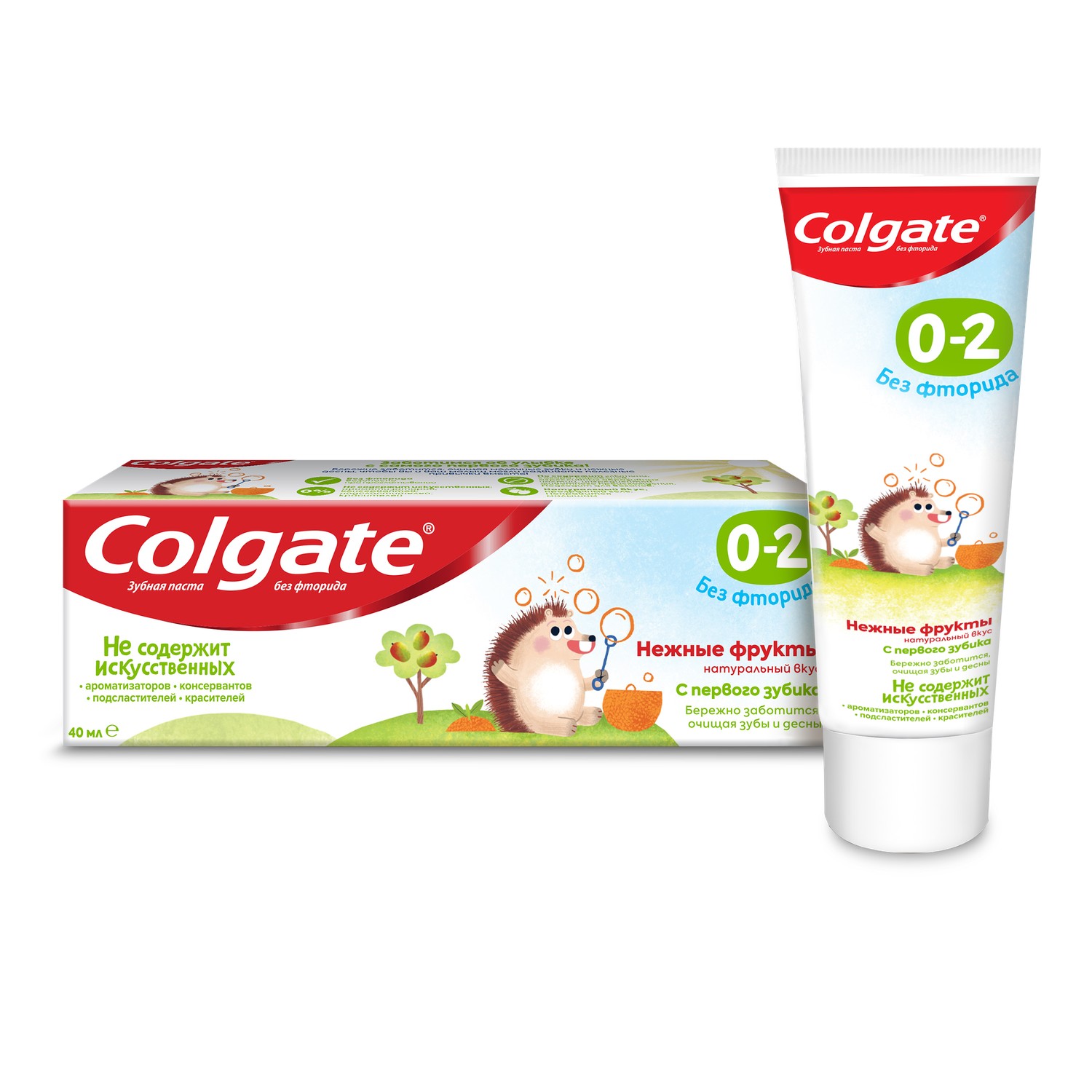 Зубная паста Colgate Нежные фрукты 40мл 0-2лет - фото 2