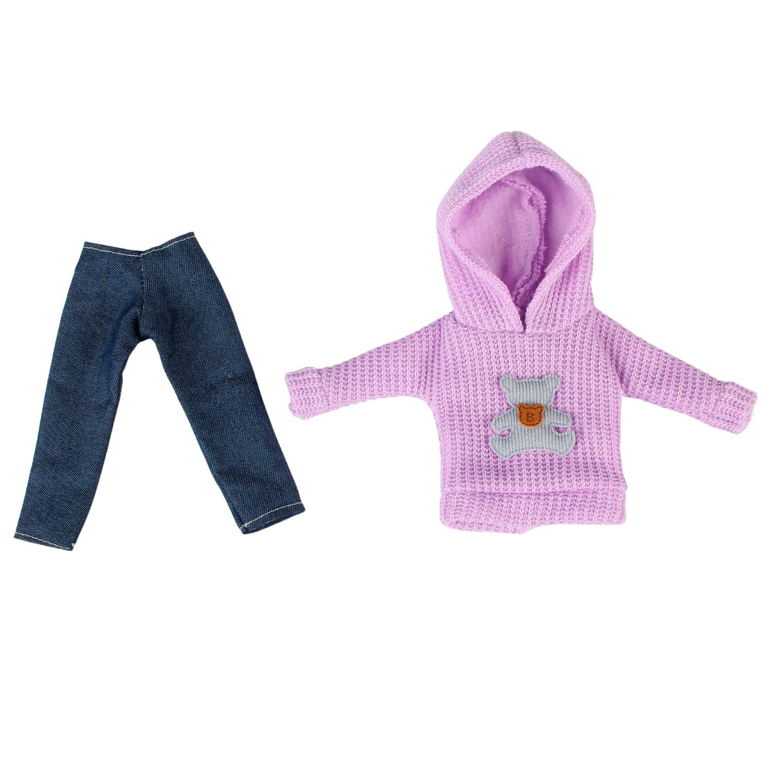 Комплект одежды для куклы Little Mania сиреневый CDLM001-BLVIO - фото 1
