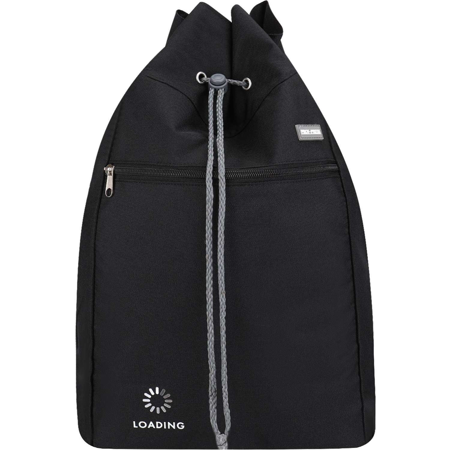 Рюкзак на шнурке Проф-Пресс Черный размер 27x46x15 см - фото 2