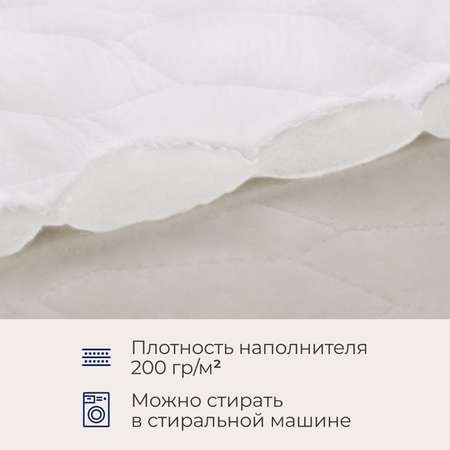 Наматрасник SONNO EUPHORIA стеганый 160x200 Белый