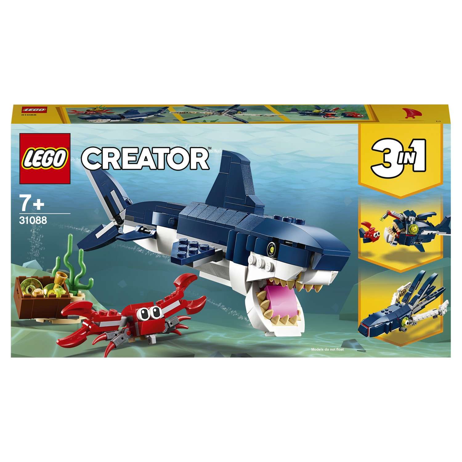 Конструктор LEGO Creator Обитатели морских глубин 31088 - фото 2