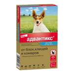 Капли для собак Elanco Адвантикс от 4 до 10кг против блох и клещей 1пипетка