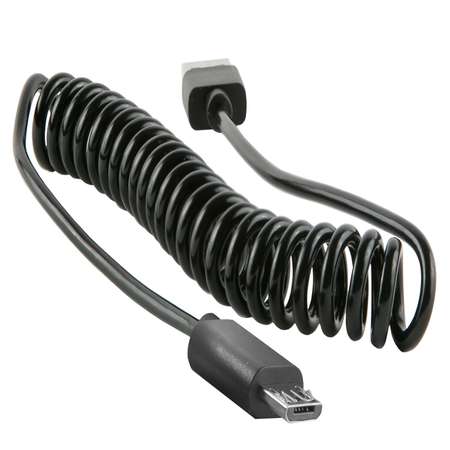 Дата-кабель RedLine Spiral USB - Micro USB черный