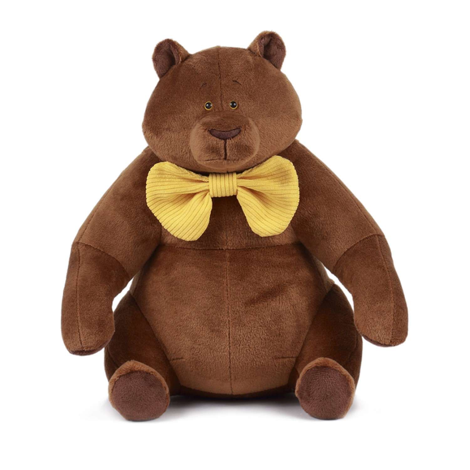 Мягкая игрушка KULT of toys плюшевый медведь mr.brown c бантом 30см - фото 1