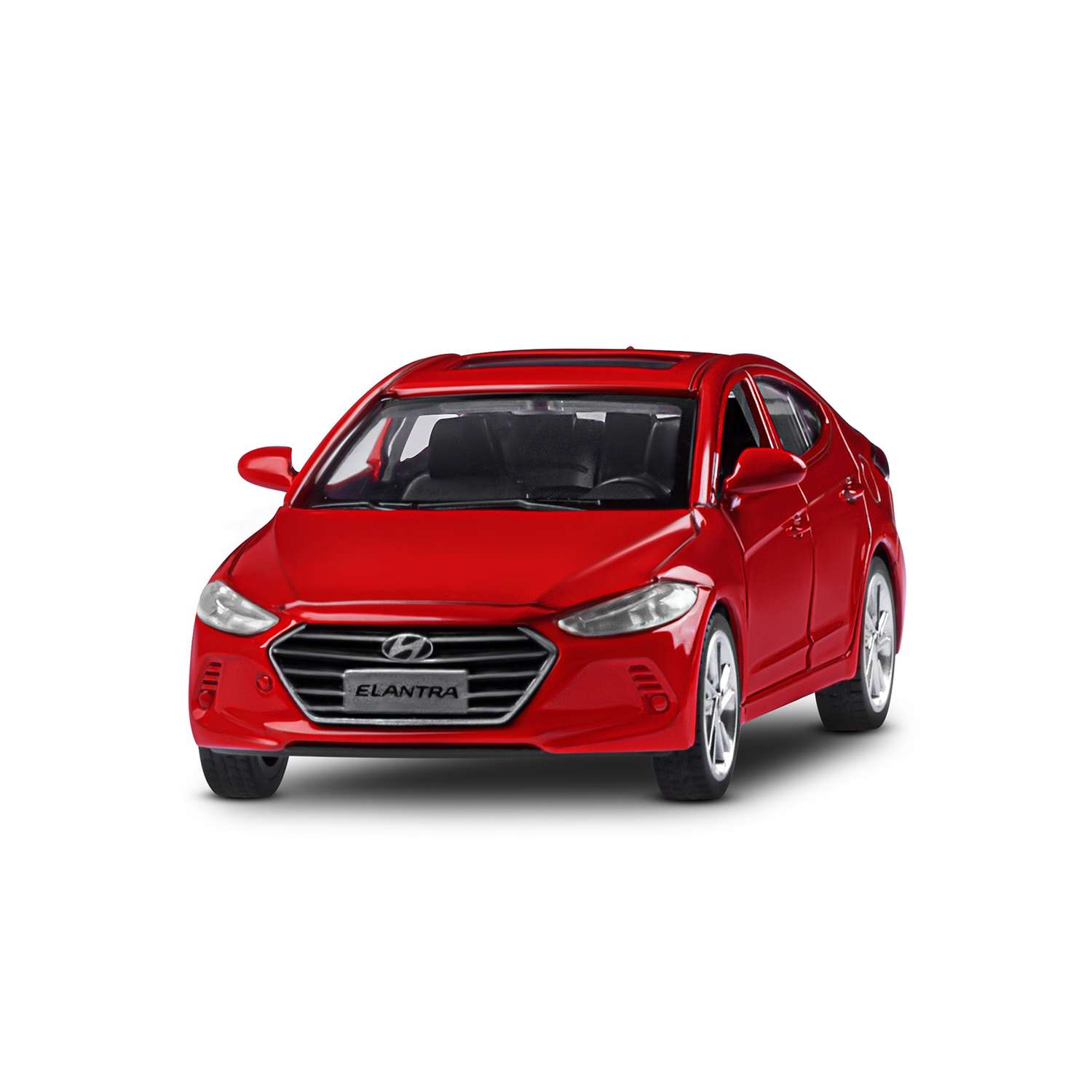 Машинка металлическая АВТОпанорама игрушка детская 1:40 Hyundai Elantra красный инерционная JB1251440 - фото 9