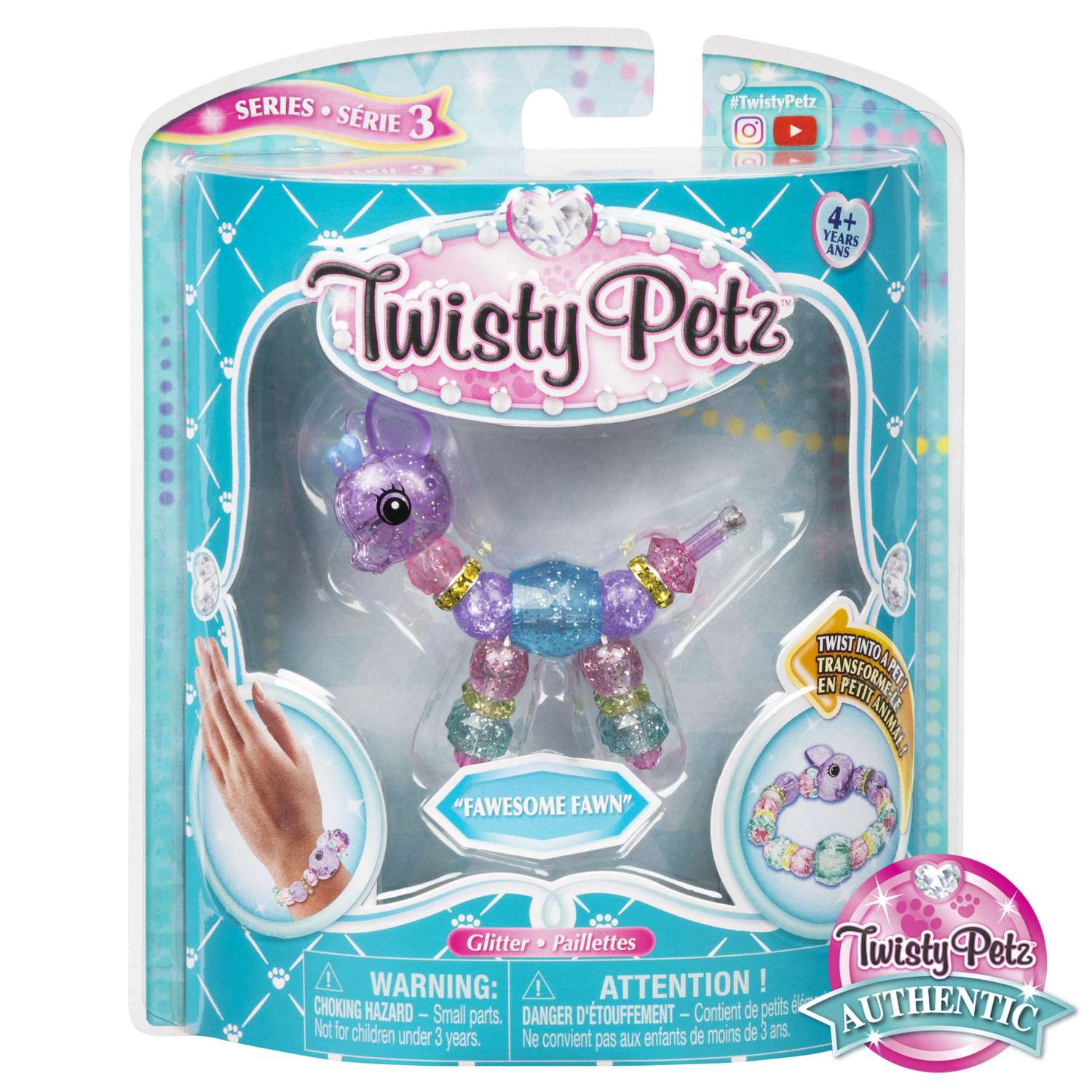 Набор Twisty Petz Фигурка-трансформер для создания браслетов Fawesome Fawn 6044770/20121569 - фото 2