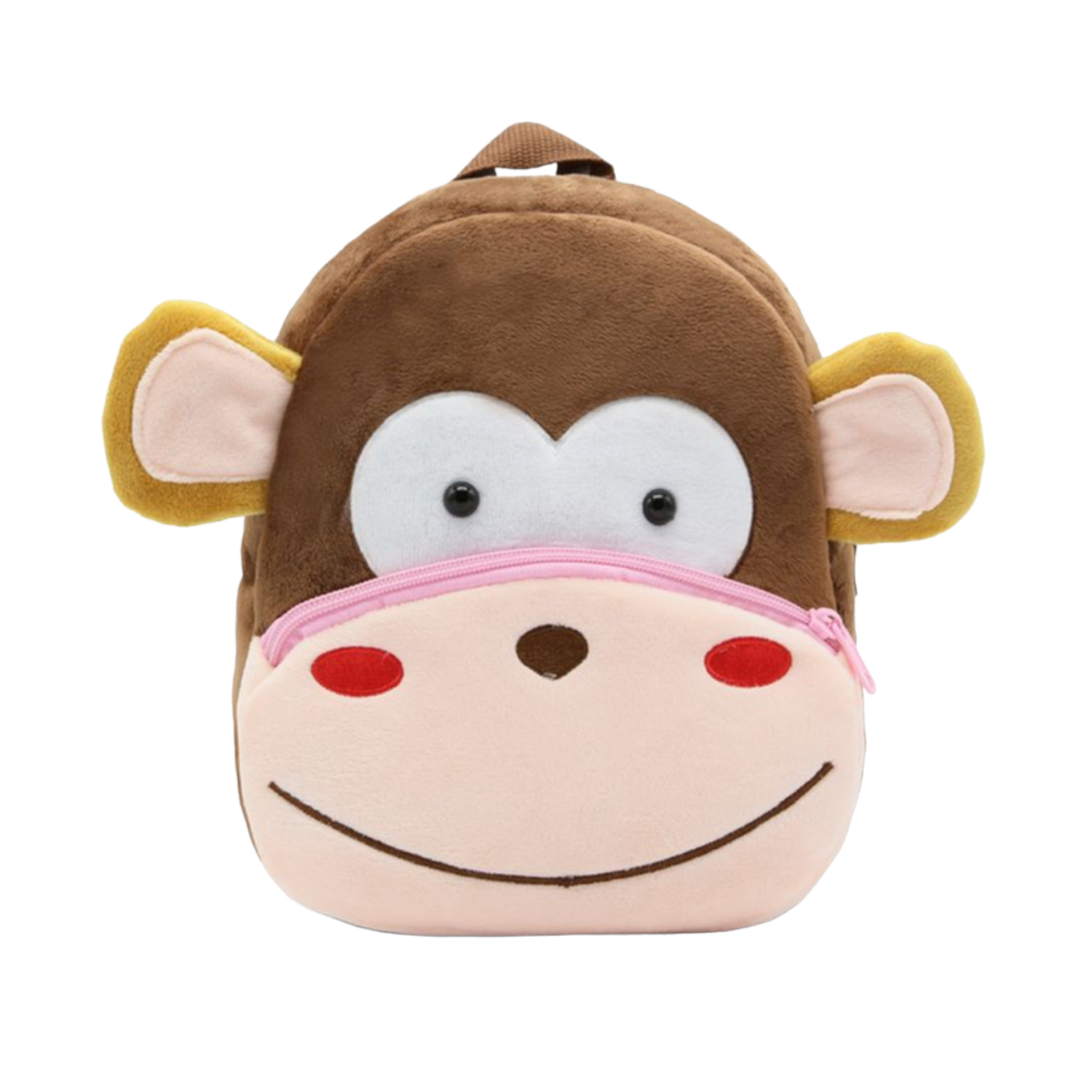 Рюкзак дошкольный обезьянка PIFPAF KIDS коричневый - фото 1