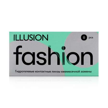 Контактные линзы ILLUSION FASHION на 1 месяц. -1.75/14.2/8.6. 6шт.