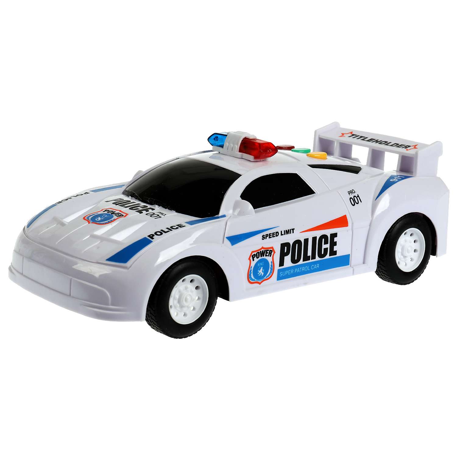 Полицейский автомобиль Технодрайв На батарейках со светом и звуком 343100 - фото 2