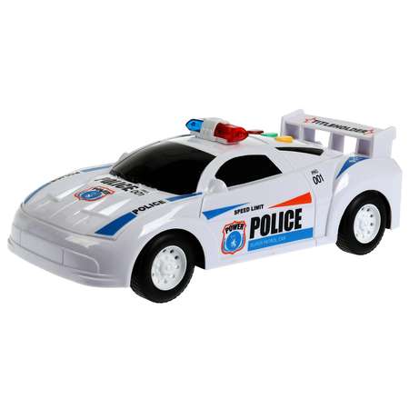 Полицейский автомобиль Технодрайв На батарейках со светом и звуком