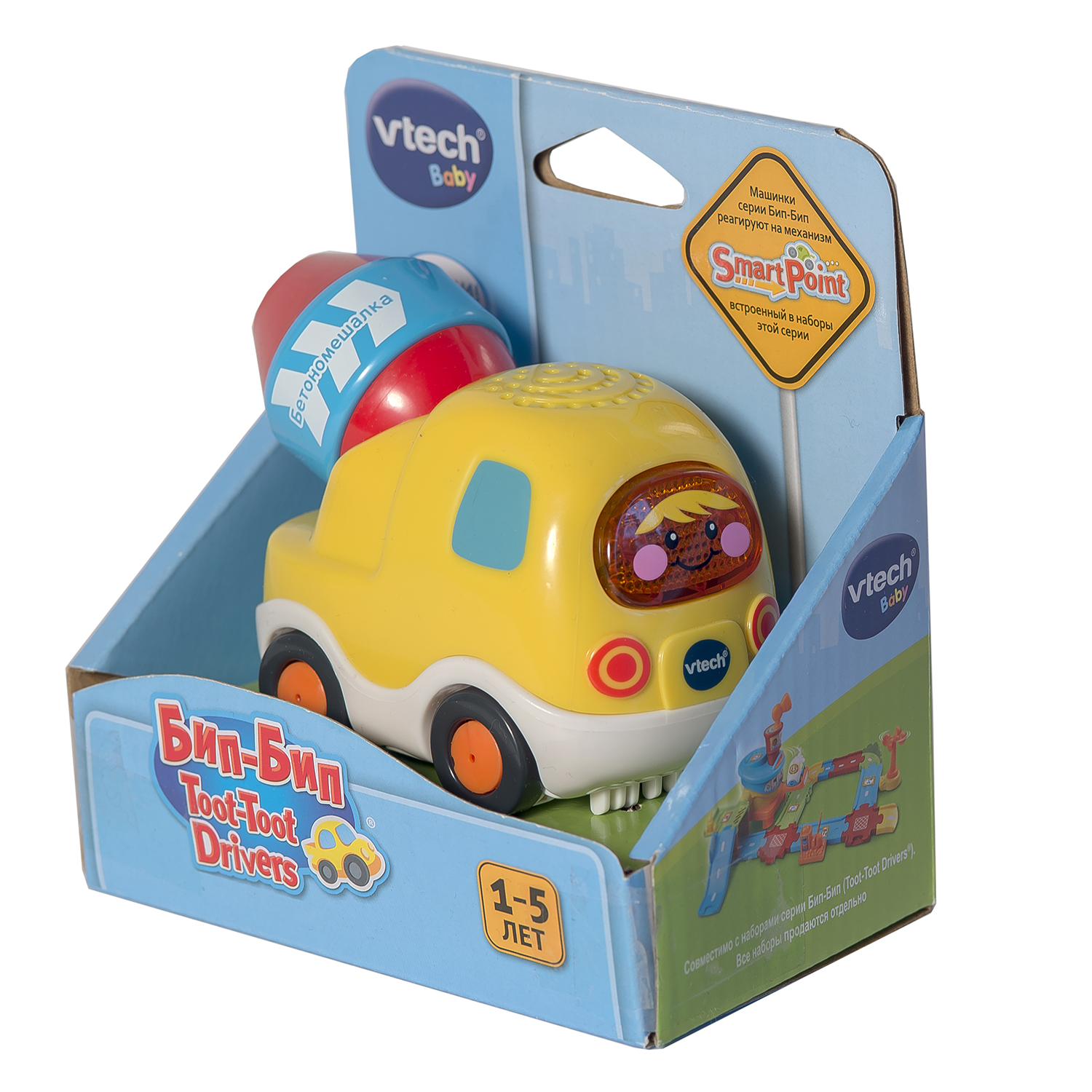 Игрушка Vtech Бетономешалка 80-127526 - фото 4