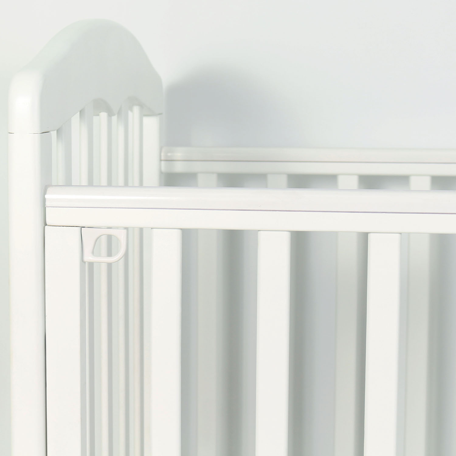 Детская кроватка Топотушки Сильвия-7 прямоугольная, универсальный маятник (белый) - фото 3
