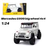 Машинка игрушка железная 1:24 Che Zhi Mercedes G500 big wheel 4x4