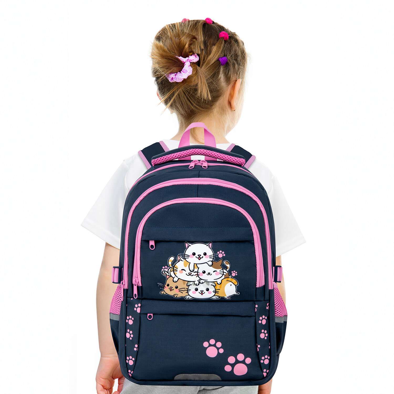 Рюкзак школьный Brauberg для девочки - фото 2