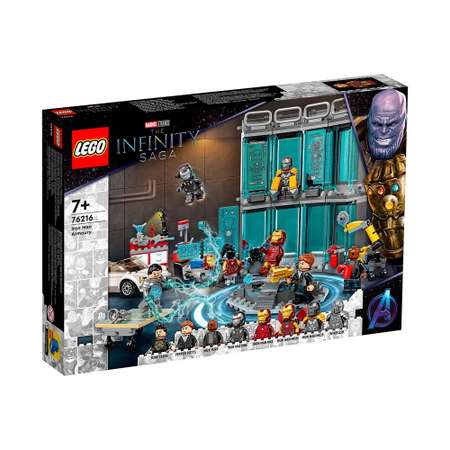 Конструктор LEGO Marvel Super Heroes 76216 Оружейная палата Железного человека