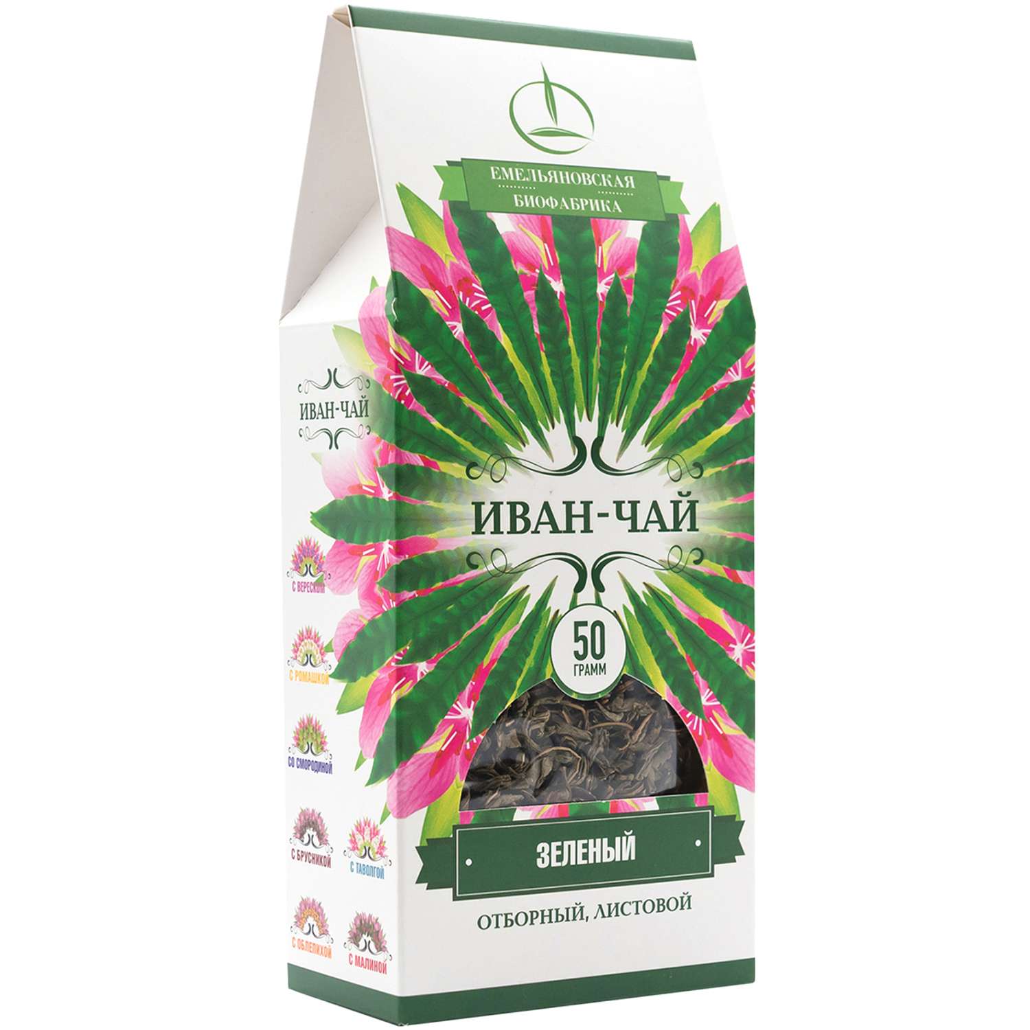 Иван-чай Емельяновская Биофабрика зеленый листовой 50 г - фото 3